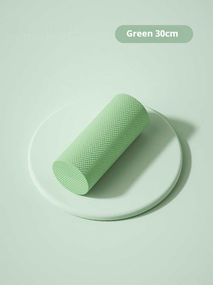 solid smooth surface foam roller for muscle recovery, flexibility, and post-workout relief fitness equipment