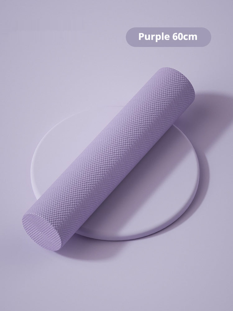 solid smooth surface foam roller for muscle recovery, flexibility, and post-workout relief fitness equipment