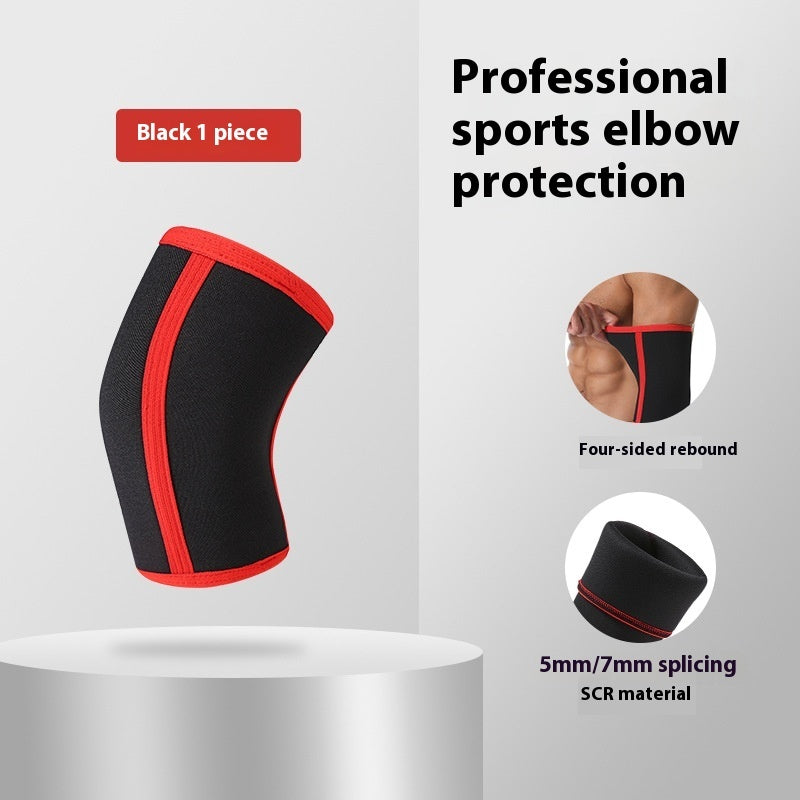 7mm neoprene elbow pad for strength training and weightlifting arm protection and joint support fitness equipment