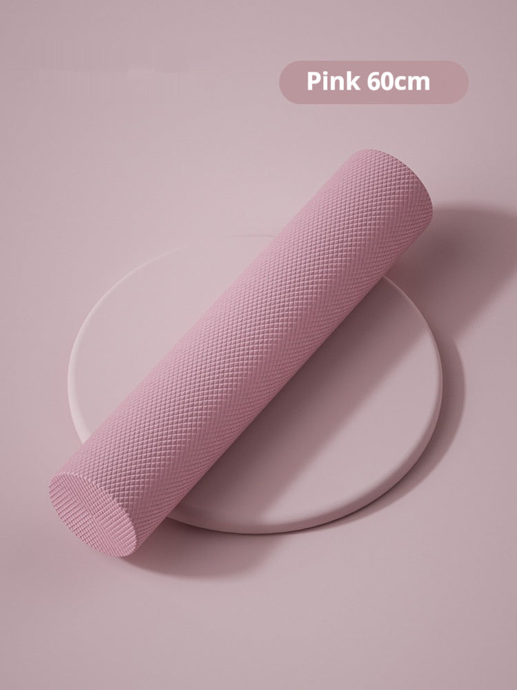 solid smooth surface foam roller for muscle recovery, flexibility, and post-workout relief fitness equipment