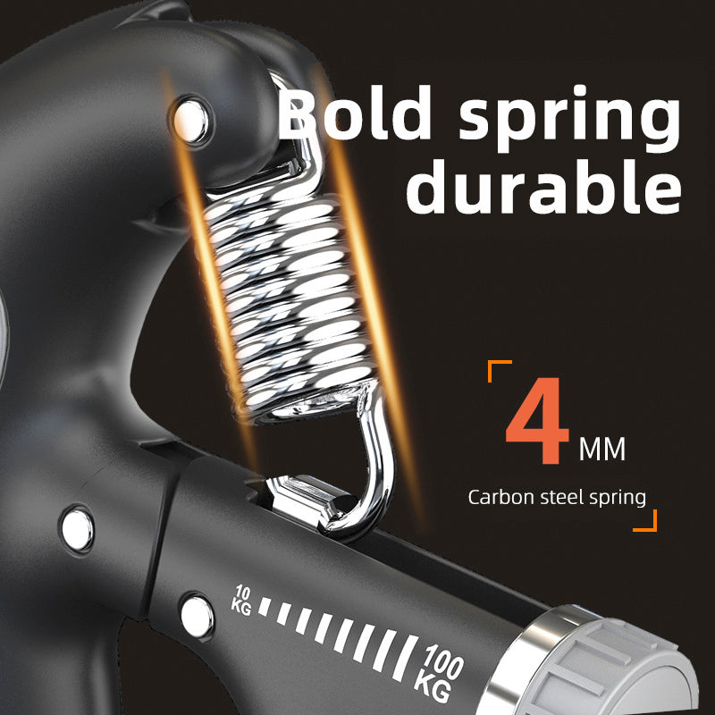 smart adjustable grip trainer 10 to 100kg with rep counter for hand and forearm strength training fitness equipment