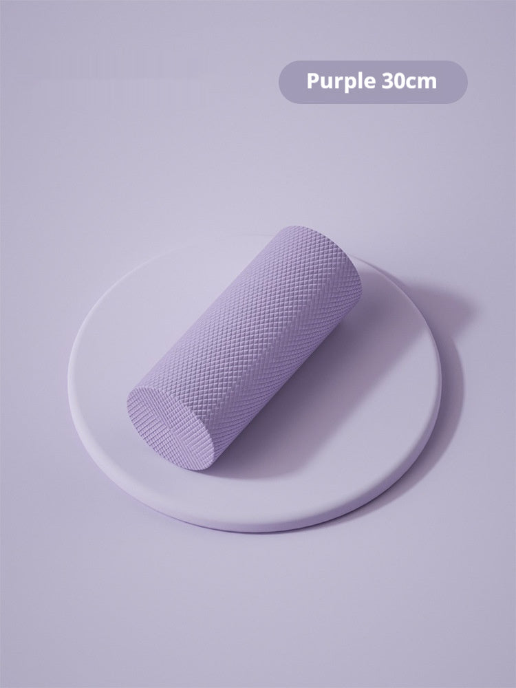 solid smooth surface foam roller for muscle recovery, flexibility, and post-workout relief fitness equipment