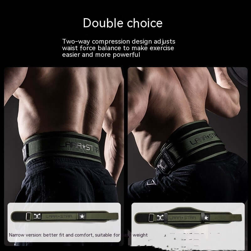 large fitness belt for men for weightlifting back support and strength training gym equipment