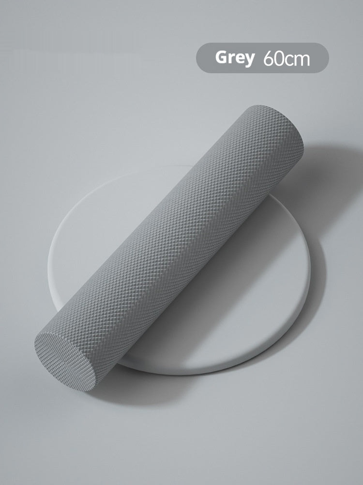 solid smooth surface foam roller for muscle recovery, flexibility, and post-workout relief fitness equipment