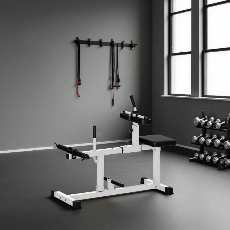 adjustable seated calf raise machine for leg strength training and calf muscle development gym equipment