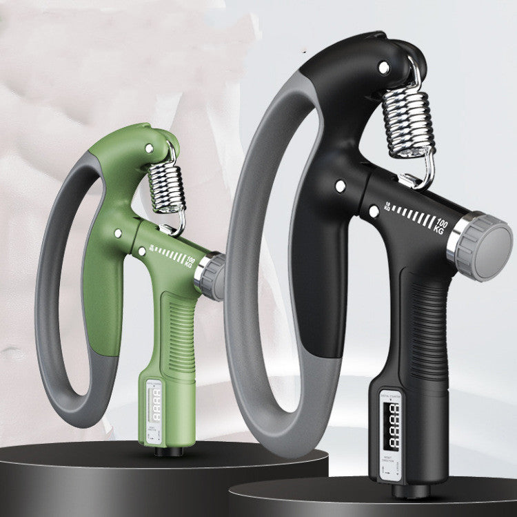 smart adjustable grip trainer 10 to 100kg with rep counter for hand and forearm strength training fitness equipment
