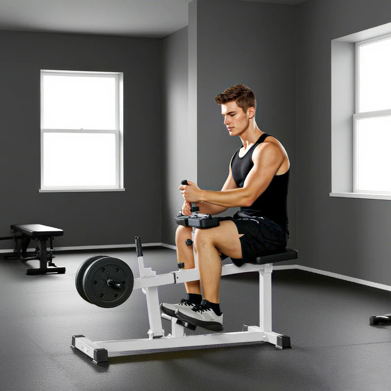 adjustable seated calf raise machine for leg strength training and calf muscle development gym equipment