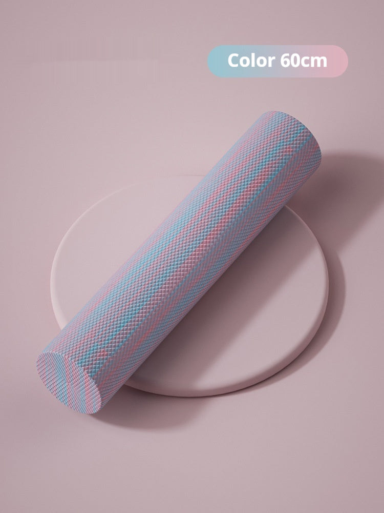 solid smooth surface foam roller for muscle recovery, flexibility, and post-workout relief fitness equipment